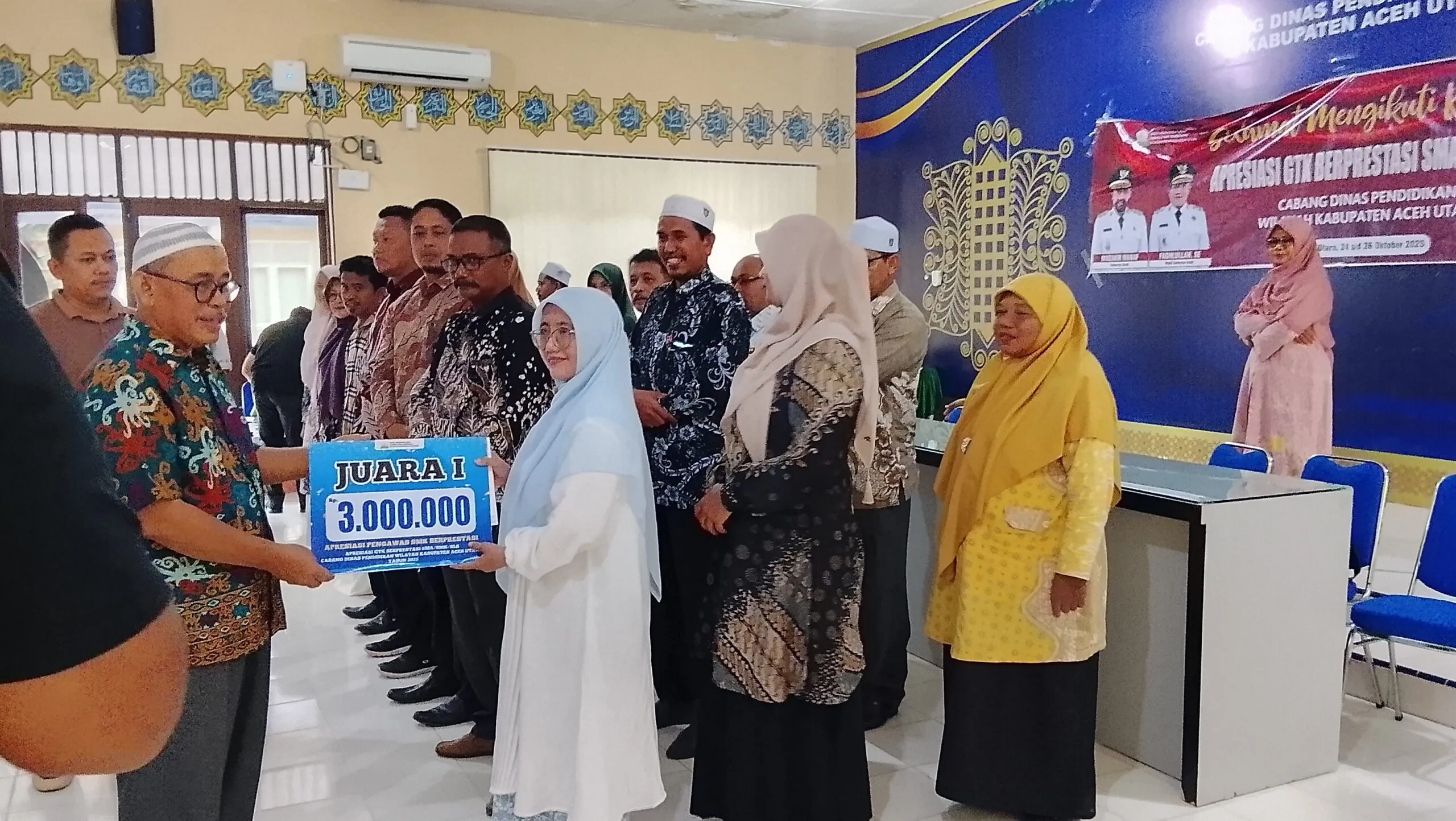 Apresiasi GTK Berprestasi Aceh Utara 2025